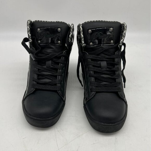 Pastry Youth High-Top Dance Sneakers Size 5M Black Leather Lace Up Casual Gorp - Picture 2 of 8